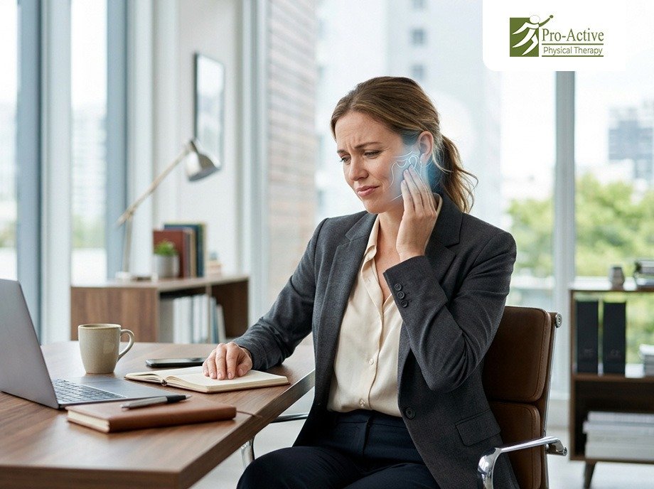 TMJ physical therapy treatment for jaw pain, clicking and jaw stiffness in Sunnyvale