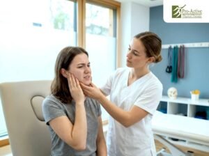 Physical therapist in Sunnyvale providing TMJ treatment for jaw pain relief