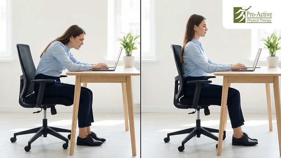 Posture impact on pelvic floor muscles