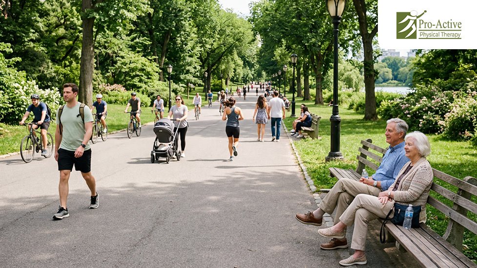 Senior practicing stability exercises for fall prevention geriatric physical therapy Sunnyvale
