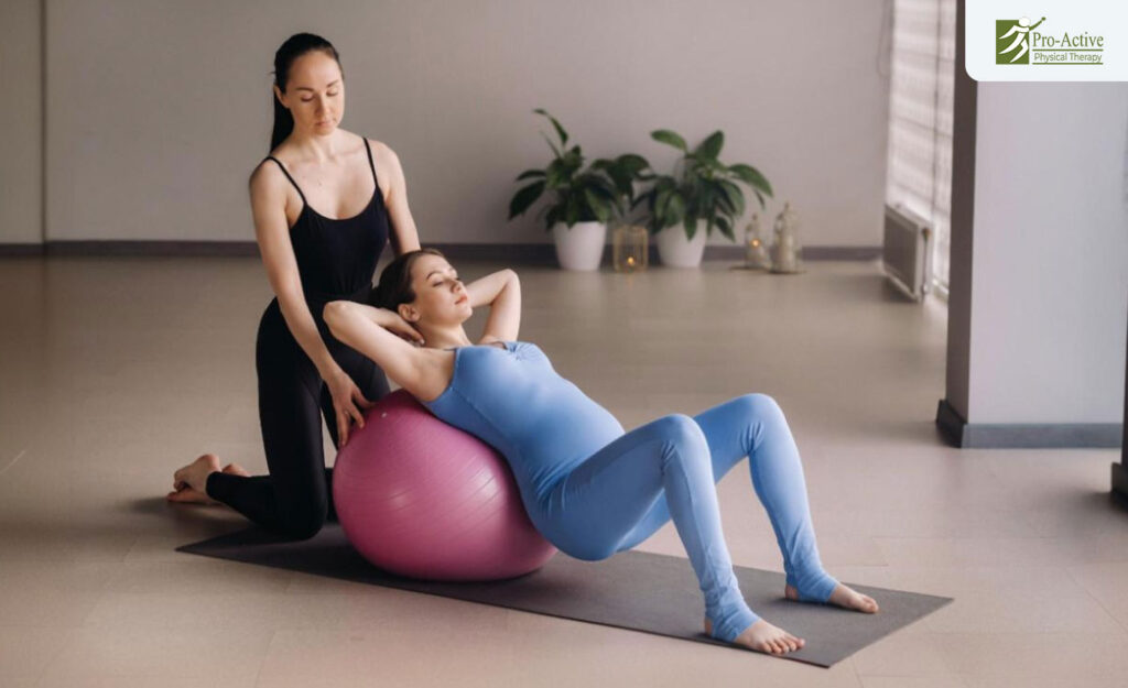 Woman receiving pelvic floor therapy in Sunnyvale at SV Proactive clinic
