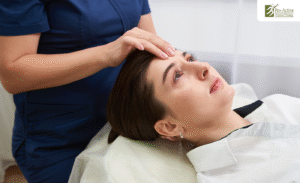 Vestibular therapy session for dizziness and balance issues at Sunnyvale clinic