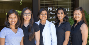 Nupur Oza with the team